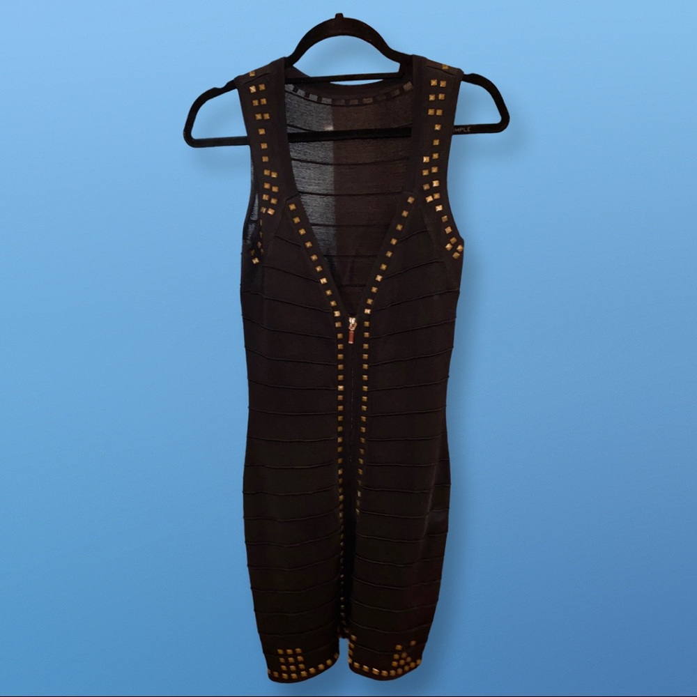 Bandage Mini Dress Black